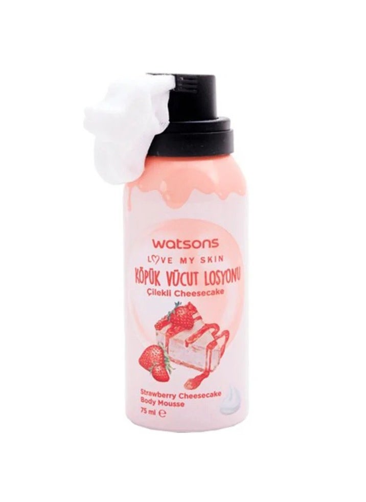 Watsons Love My Skin Strawberry Cheesecake Body Mousse 75 ml  - Image 2