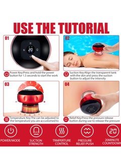 ELTRAZONE "Smart 3-in-1 Vacuum Cupping Therapy Set – Infrared Heating, Gua Sha Massage, 12 Temperature Levels"  - Image 5