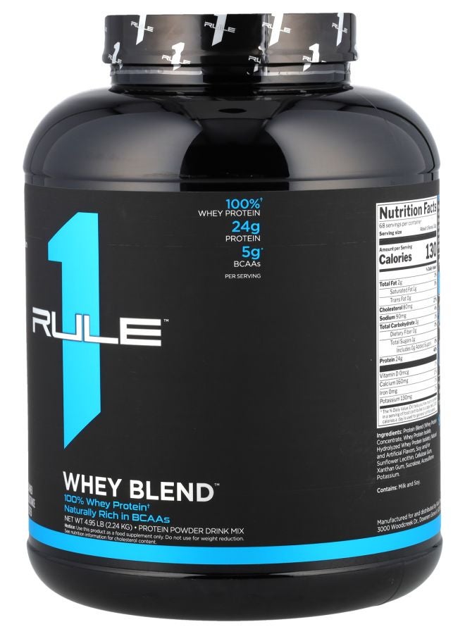 Rule One Proteins مسحوق بروتين مصل اللبن بنكهة آيس كريم الفانيليا 4.95 رطل (2.24 كجم) - Image 2