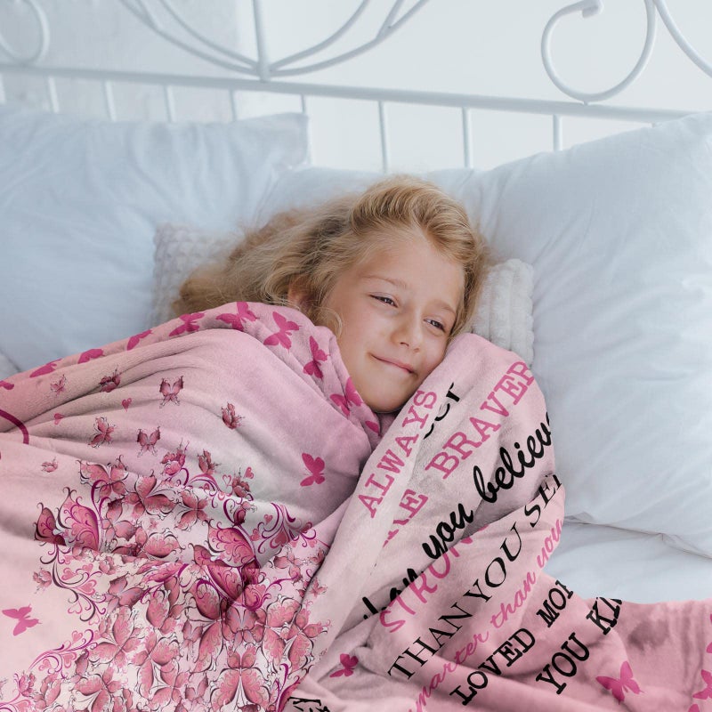 Gevuto 12 Year Old Girl Birthday Gifts Blankets - 12th Birthday Gifts/Decorations for Girls Throw 50"" X 60"" - 12 Year Old Girl Gifts Ideas - Girls Gifts Age 12 - Best Gifts for Girls 12 Years Old - Image 3