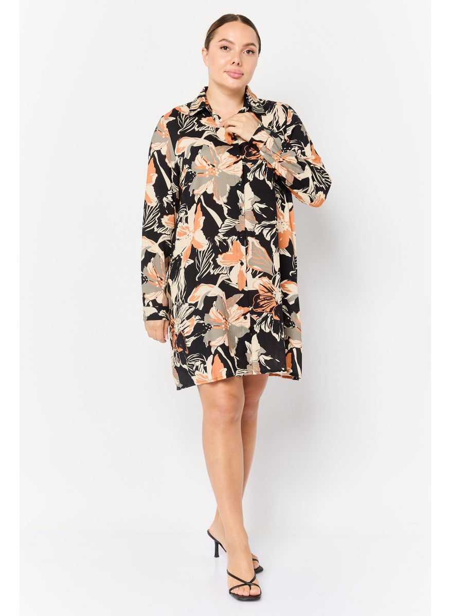 Juicy Couture Women Allover Print Shirt Dress, Multicolor  - Image 4