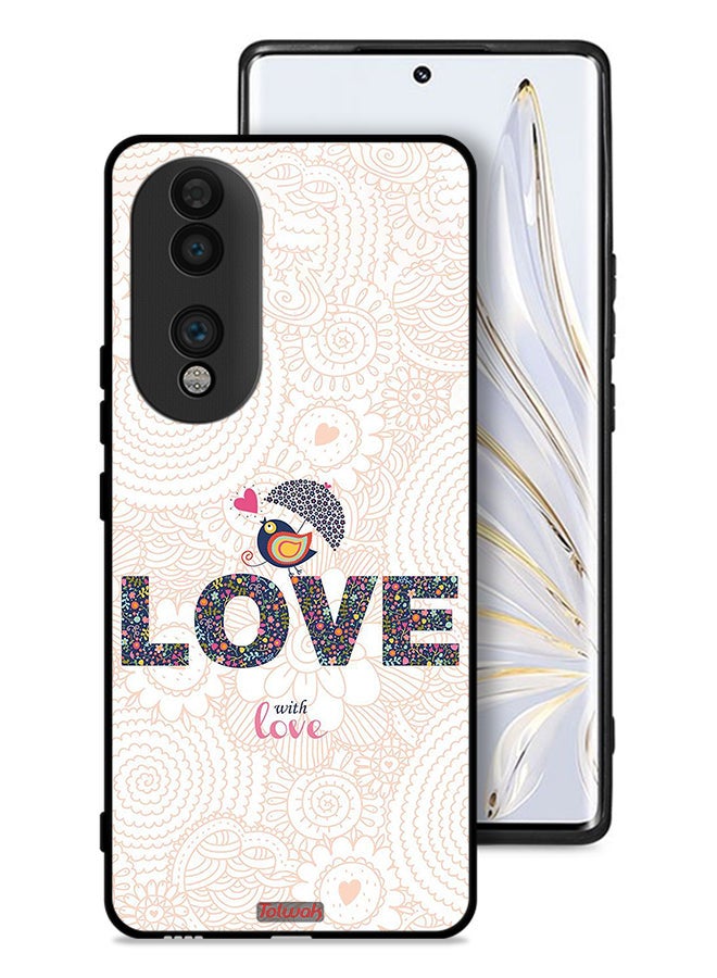 Tolwak Honor 70 Protective Case Cover Love With Love - Image 1