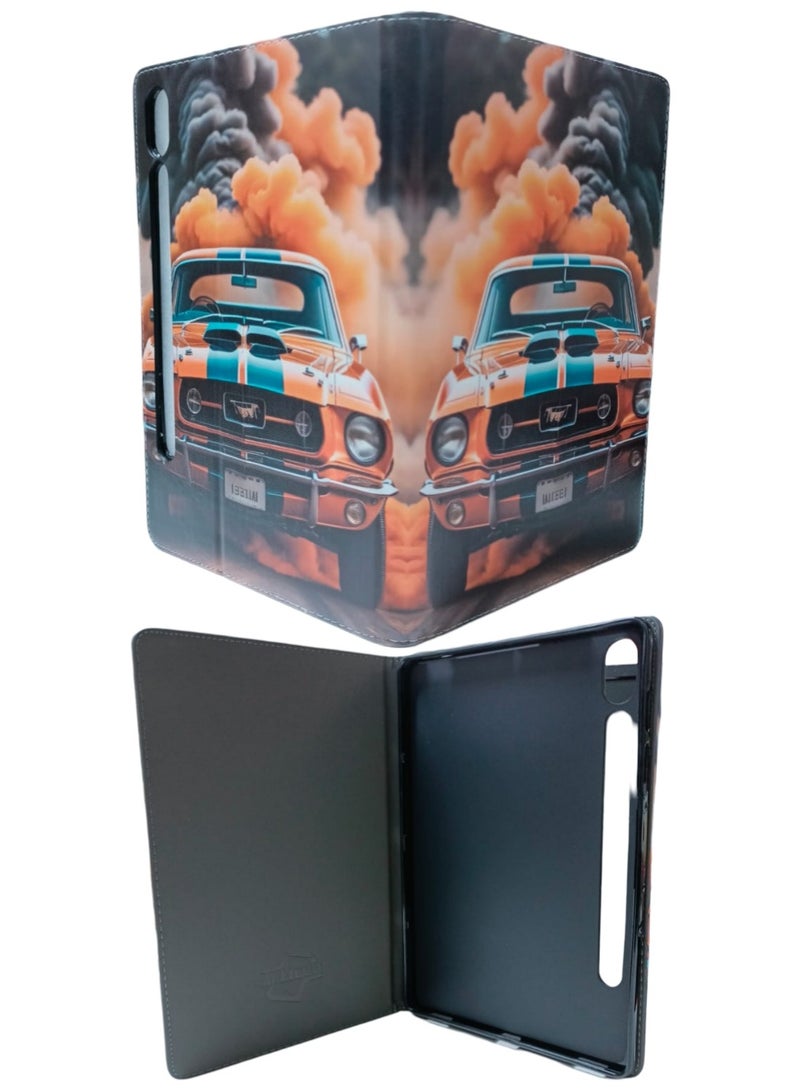Vintage Mustang Photos & Images Case for Samsung Galaxy Tab S9 11-inch/S9 FE 10.9-inch Case 2023 Release,Lightweight Hard Back Shell Cover for Model (SM-X710/X716B/X718U) Flip case - Image 2