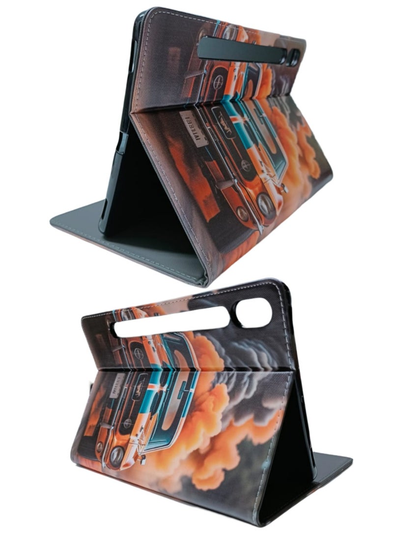Vintage Mustang Photos & Images Case for Samsung Galaxy Tab S9 11-inch/S9 FE 10.9-inch Case 2023 Release,Lightweight Hard Back Shell Cover for Model (SM-X710/X716B/X718U) Flip case - Image 4