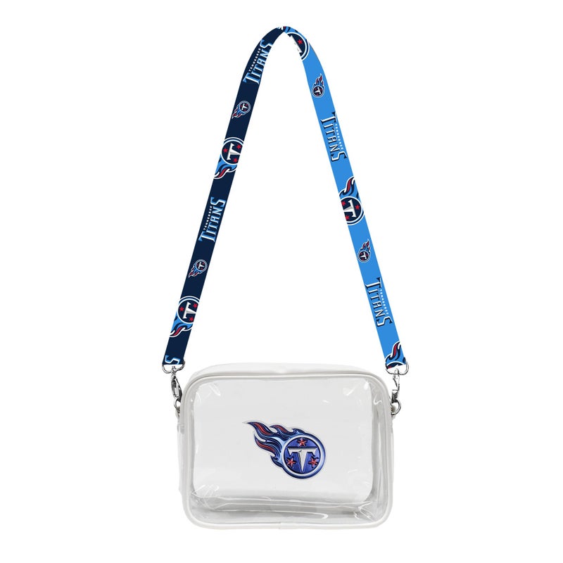 Littlearth Tennessee Titans NFL Clear Fanny Fan Purse - Image 2