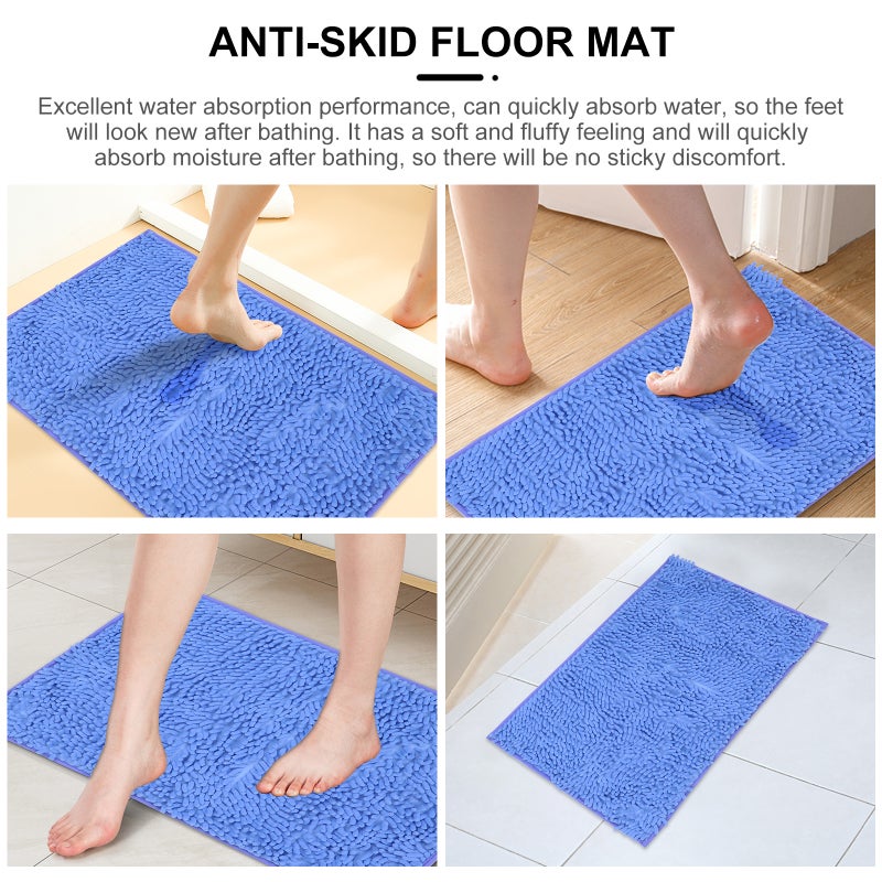 1Pc Anti- Doormat Bathroom Mat Kitchen Foot Pad Household Floor Mat - Image 2