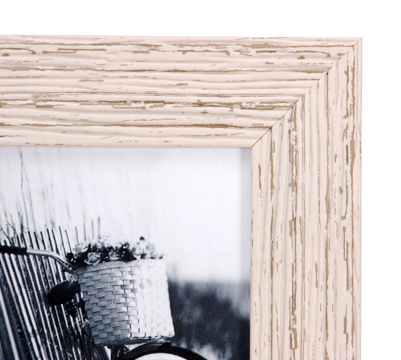 كيرا جريس Kiera Grace Maya Weathed Beachwood Picture Frame 5 × 7 بوصات بيضاء - Image 3