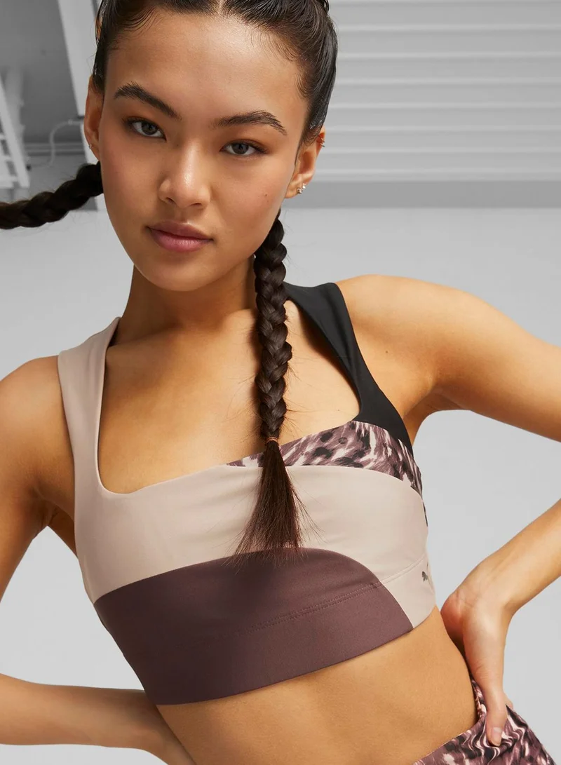 PUMA Mid Impact Safari Glam women bra