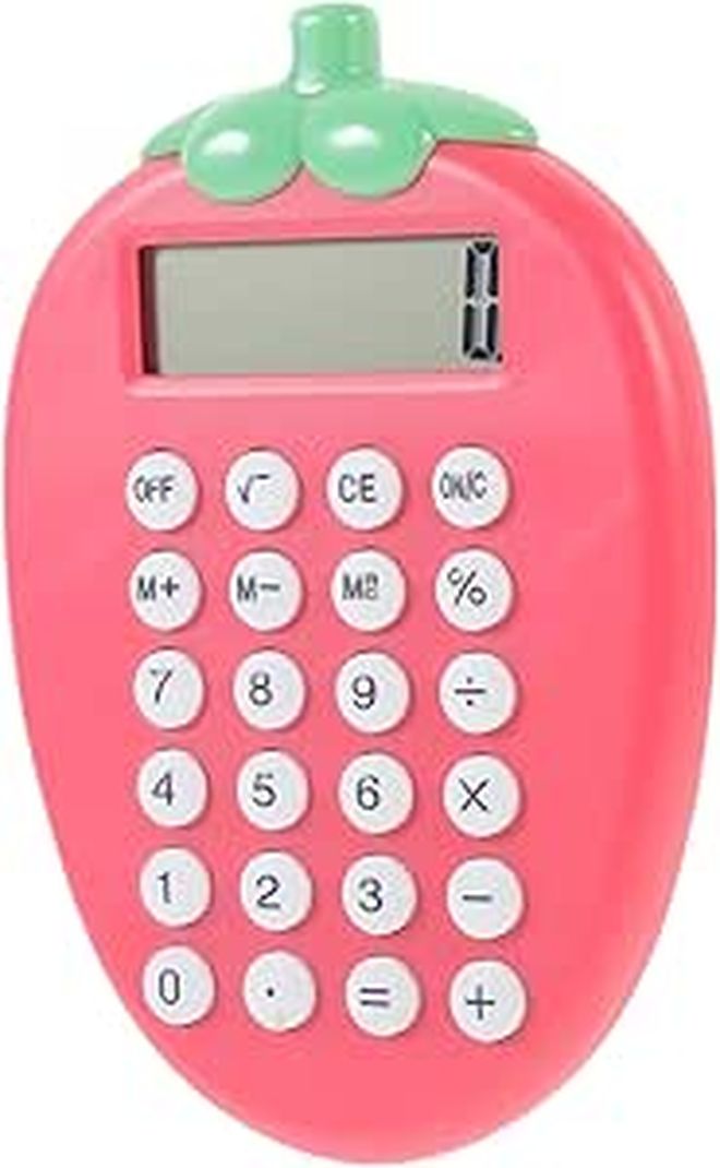 Mini Pocket Calculator for Students Office Portable Electronic Handheld Tool - Image 1