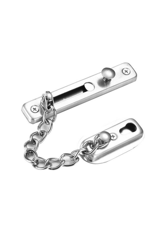 FDSHIP Door Safety Chain, Door Security Guard for Home Door Chain for Safe and Secure Home, Stainless Steel, Silver - Image 4