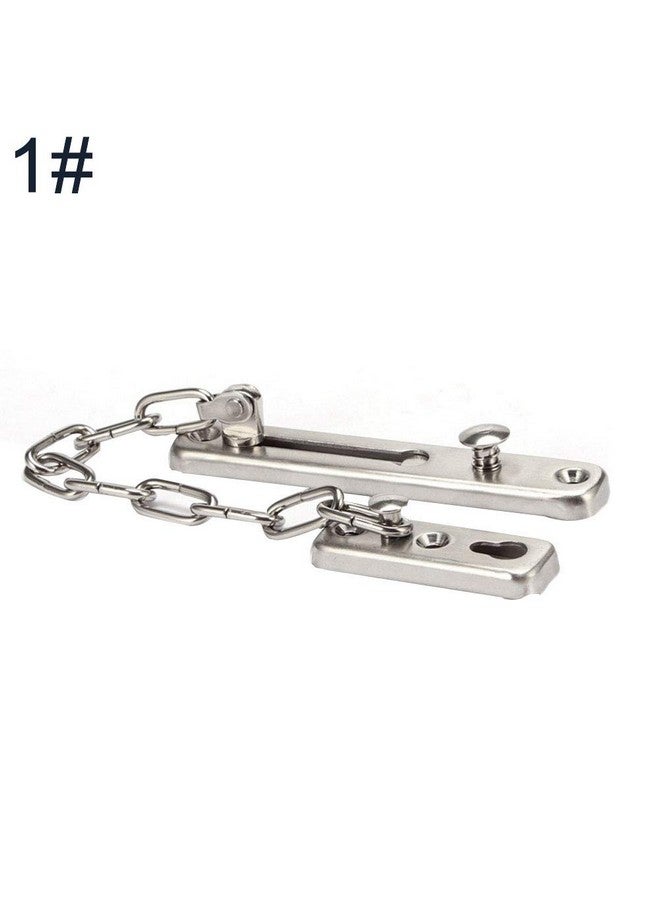 FDSHIP Door Safety Chain, Door Security Guard for Home Door Chain for Safe and Secure Home, Stainless Steel, Silver - Image 5