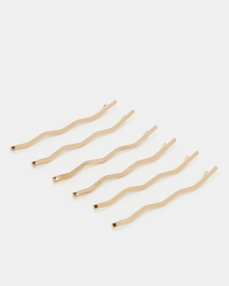 REDTAG Women Assorted Metal Hair Pins (6 Pieces)
