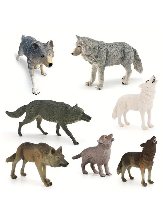 Walking Wolf Model 4162 Predatory Animal Figure Static Desktop Ornament Toy - Image 4