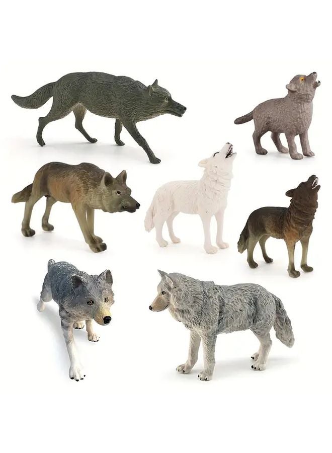 Walking Wolf Model 4162 Predatory Animal Figure Static Desktop Ornament Toy - Image 5