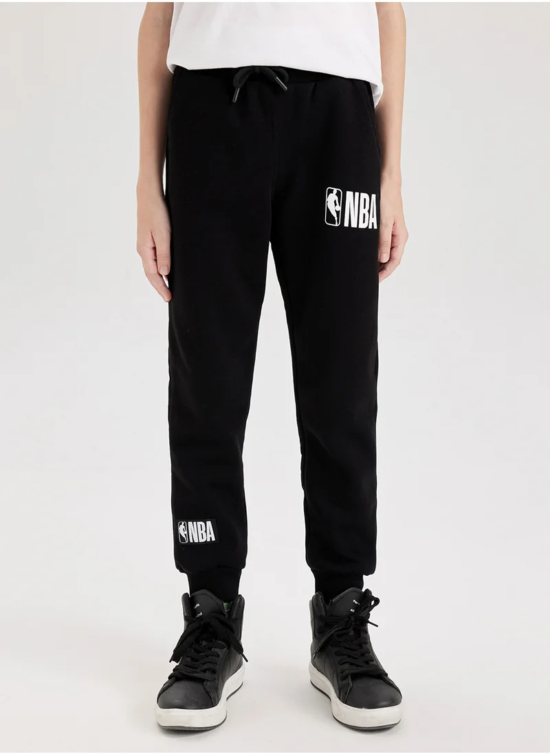 DeFacto Nba Current Teams Elasticated Cuff Jogger Pants With Pockets