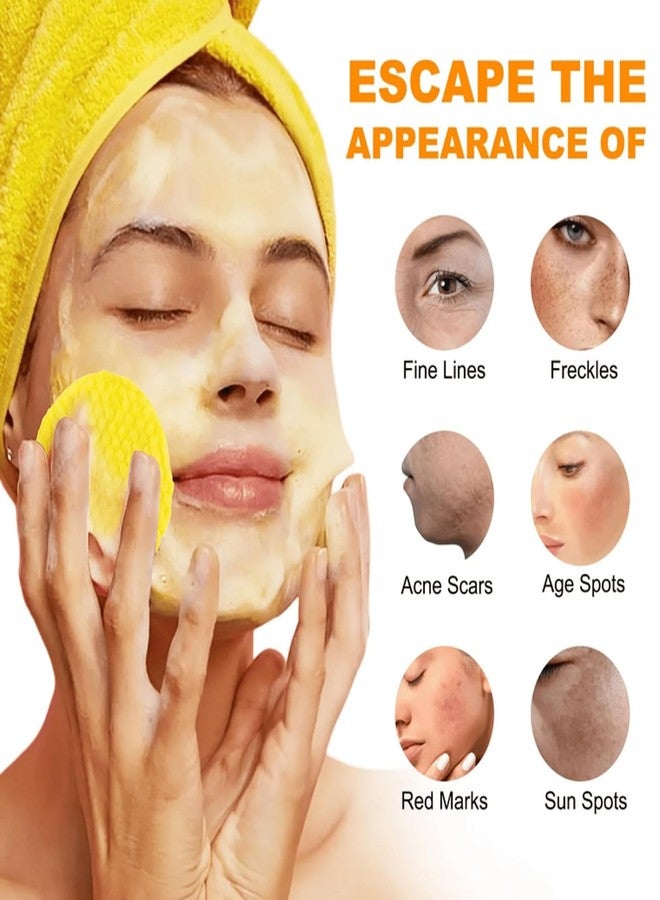 7better LLC Kojic Acid and Turmeric Cleansing Pads, 50 Pcs, for Face Cleansing - Image 5