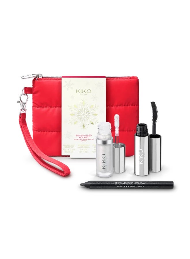 KIKO MILANO مجموعة هدايا مكياج صغيرة لعيد الميلاد مع لمسة ثلجية - Image 1
