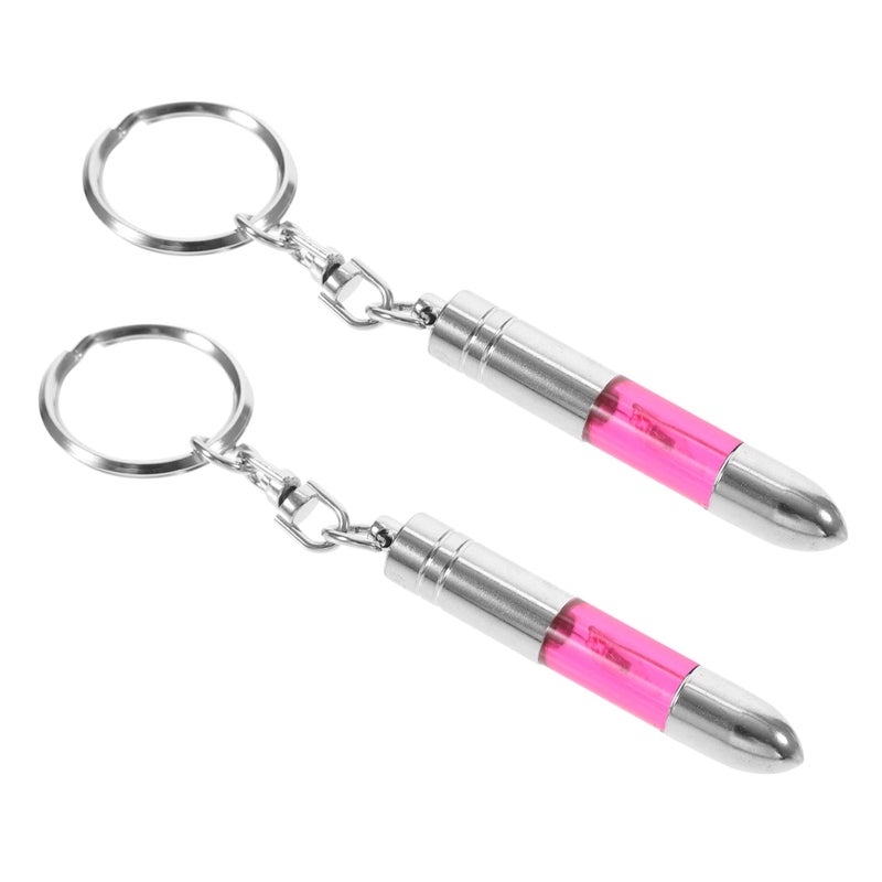2pcs Car Static Discharger Keychain Compact Electrostatic Remover for Body and Vehicle Use Black - Image 2