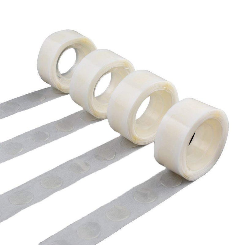 Generic RJV Global Double Sided Balloon Glue dots for Dots Sticker Adhesive Point Tape for Decoration Pack Of 400 Glue Dots4 Roll  - Image 1