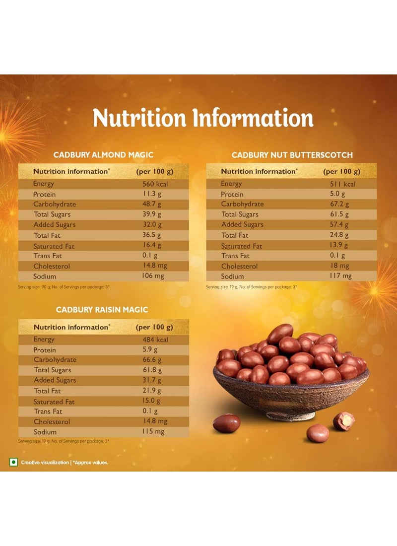 Cadbury Rich Dry Fruit Chocolate Collection 177g - Image 3