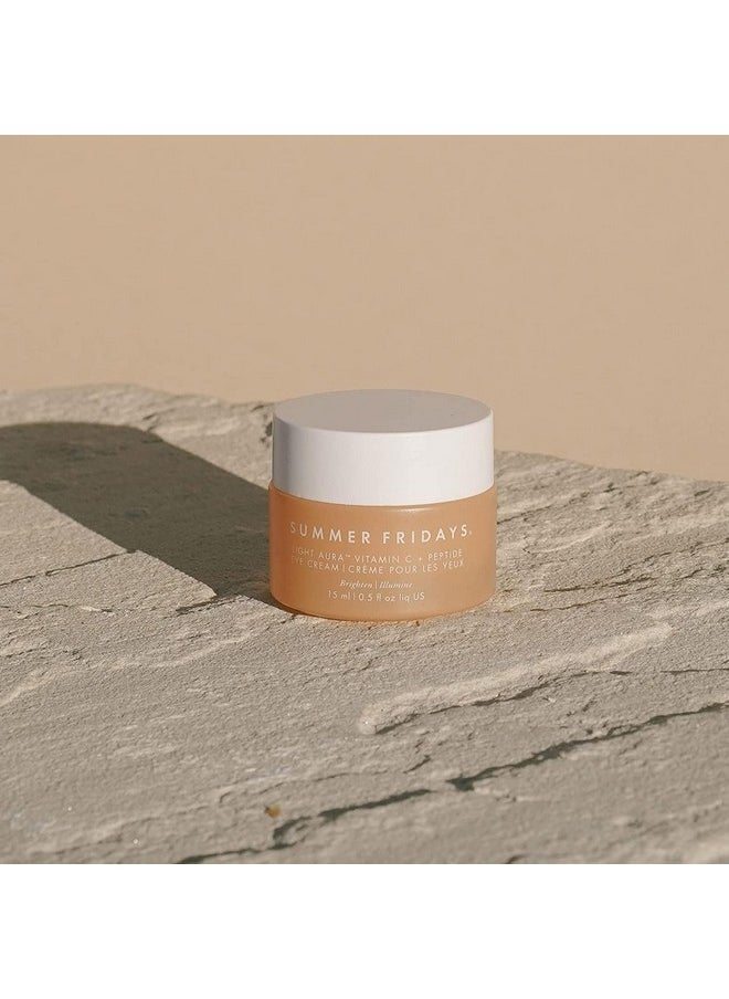 SUMMER FRIDAYS Ummer Fridays Light Aura Vitamin C + Peptide Eye Cream .5 Oz/ 15 Ml  - Image 3