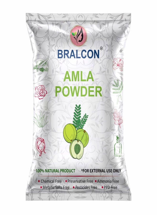 BRALCON Amla Powder 100g || 100% Natural Amla Indian Gooseberry Fruit Powder for Hair 100g Pack - Image 1