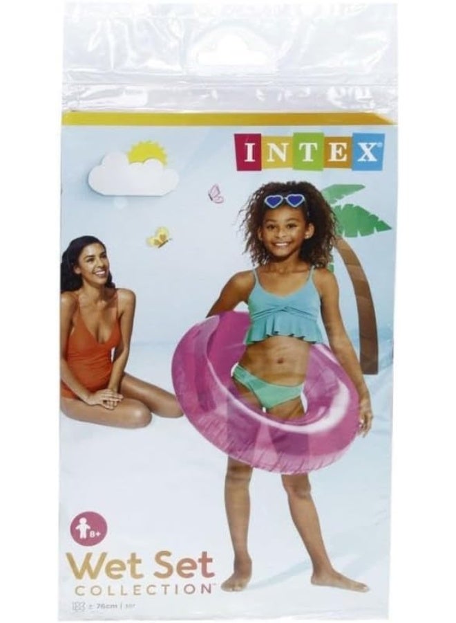Intex 30" Transparent Swim Ring - Assorted Colors - Image 4