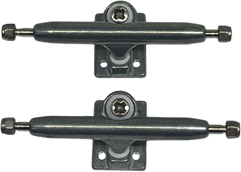 LEEFAI Pro Fingerboard Trucks 29/32/34/36mm G4-Raw Metal Color-Inverted Kingpin with Hardware (26mm) - Image 1