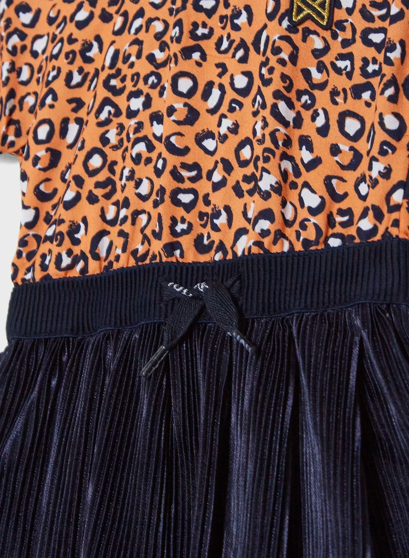 koko noko Kids Printed T-Shirt + Skirt Set