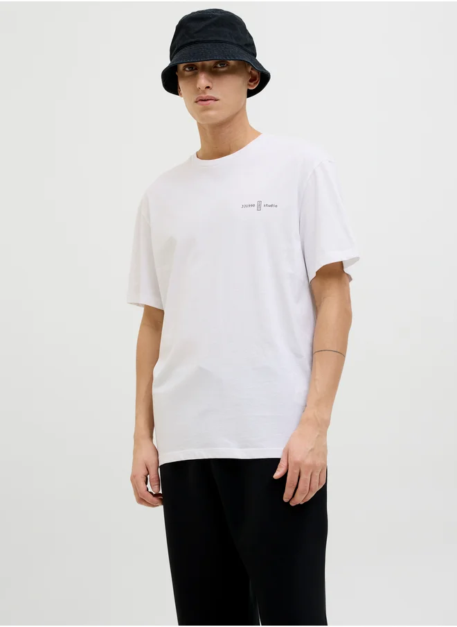 JACK & JONES Graphic Print Crew Neck T-Shirt