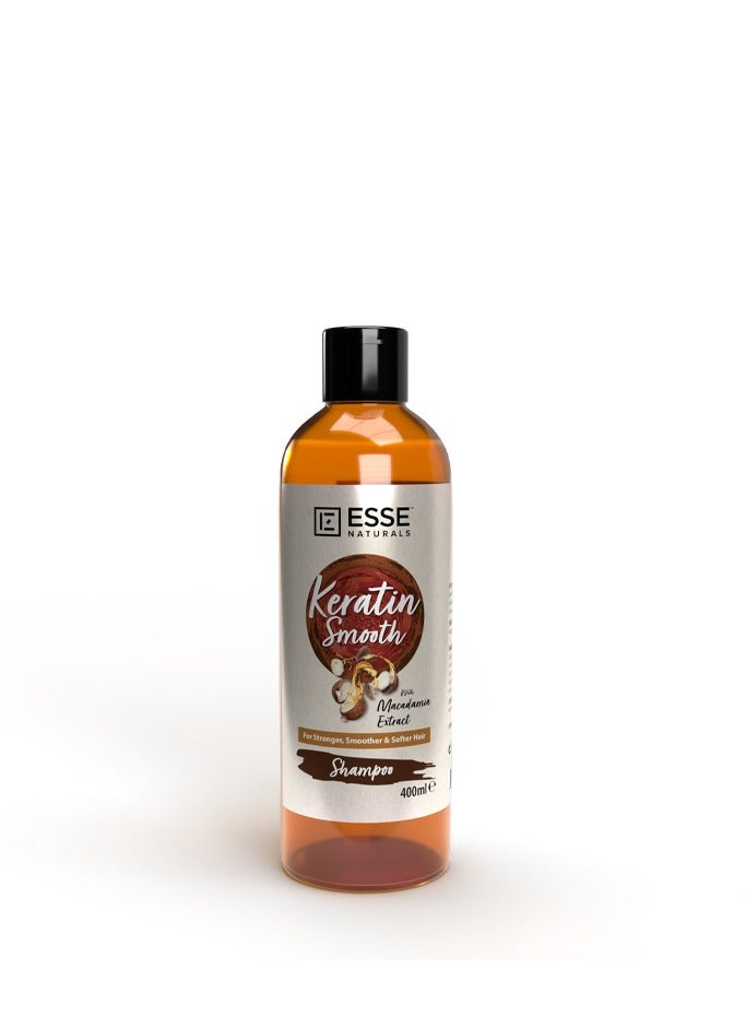 شامبو Esse Naturals Keratin Smooth مع المكاديميا 400 مل