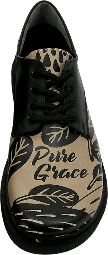 Dogo Women's Vegan Leather Black Casual Shoes - Pure Grace Design
