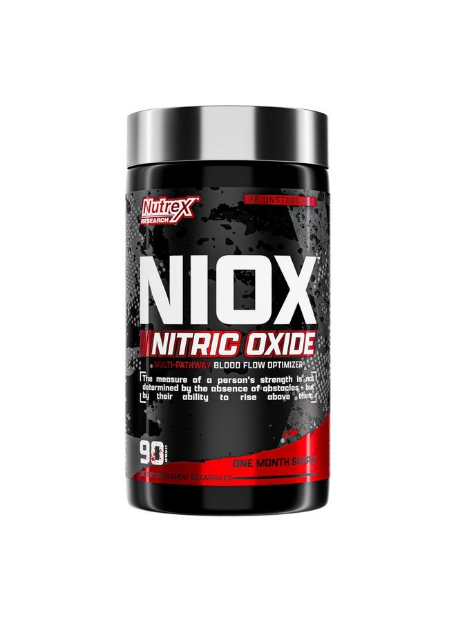 Nutrex Research Nutrex NIOX Nitric Oxide | PREMIUM PUMP BOOSTER FOR MAX VASCULARITY - 90Caps (Authentic Verification)  - Image 1