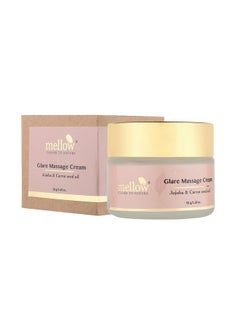 MELLOW Herbal Ayurvedic Glare Facial Massage Cream (50Gm) With Jojoba & Almond Oil | Helps To Improve Blood Circulation, Glow & Wrinkle Free Skin | Ayush Certified | Gmo, Paraben And Silicone Free  - Image 1