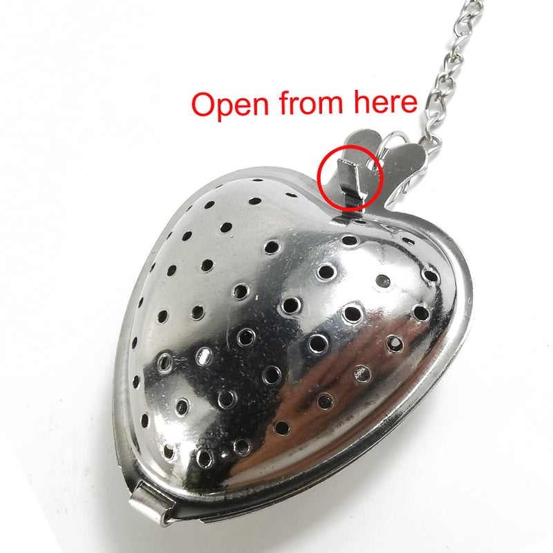 Tihood 15Pcs Tea Strainer Stainless Steel Mesh Tea Ball Infuser Premium Tea Filter Tea Interval Diffuser With Extended Chain Hook For Loose Leaf Tea And Spices & Seasonings - Image 3