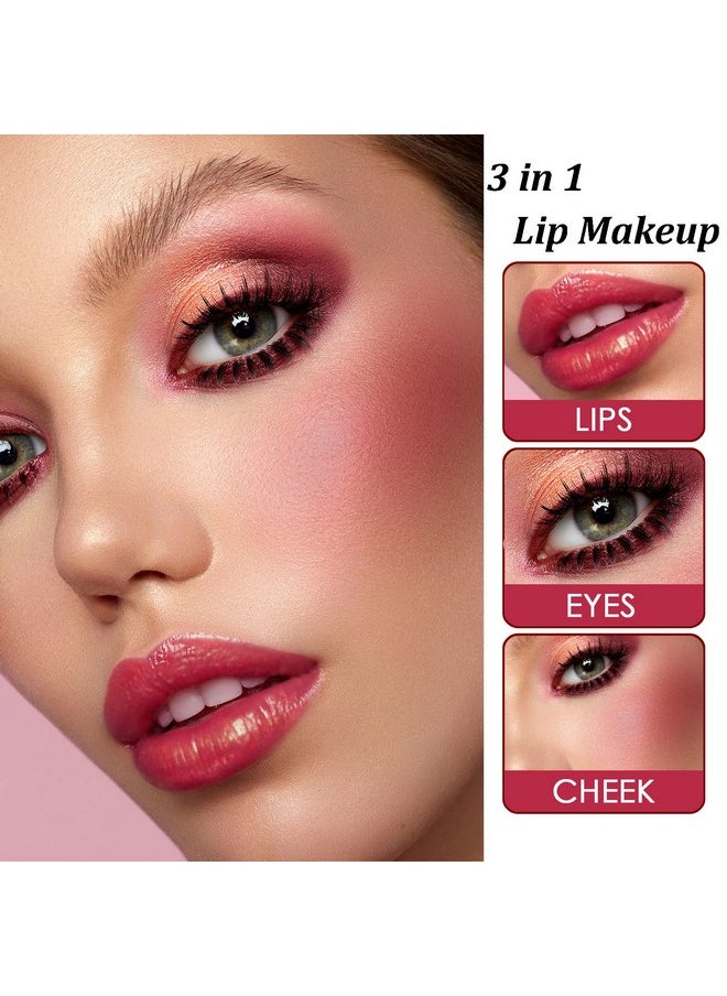 LemonSac - 4 Colors Lip Tint Stain Set, LemonSac Velvet Lip Tint Watery Lip Stain, Moisturizing Waterproof Mini Liquid Lipstick,Plump Lip Gloss Long-lasting Korean Matte Lip Tint Non-Sticky Tinta De Labios (4PCS) - Image 1