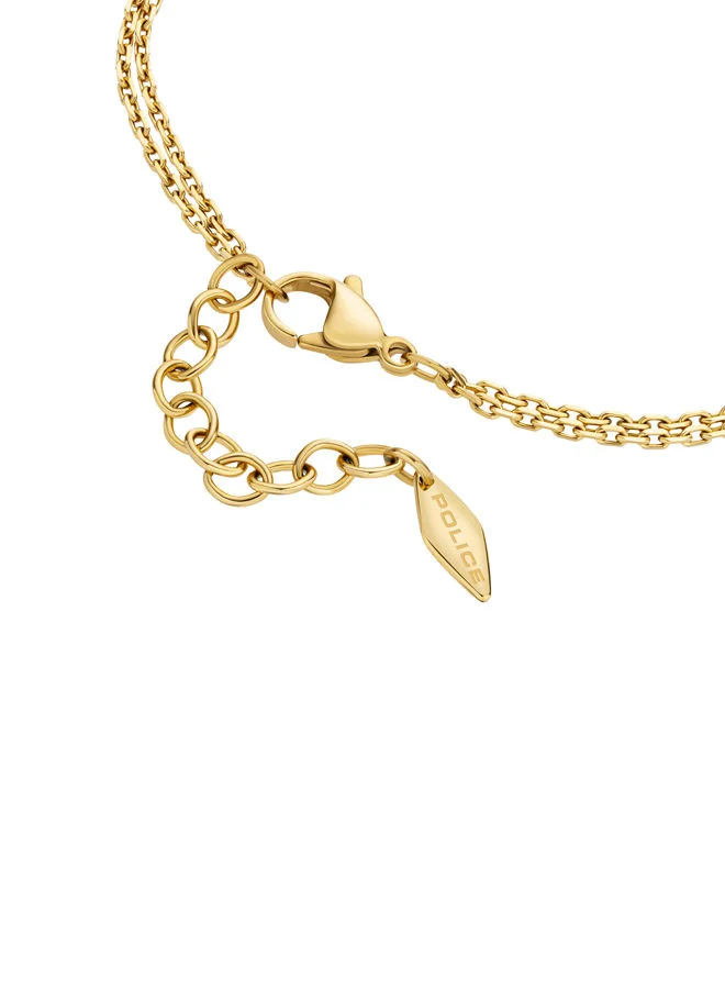 POLICE  Barrel Bracelet for Women Gold Plating with crystalsPEJLB0001403 for Women | Best Price UAE