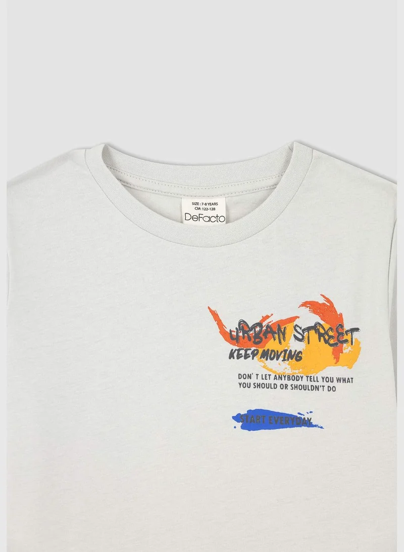 DeFacto 2 Pack Boy Regular Fit Short Sleeve Set