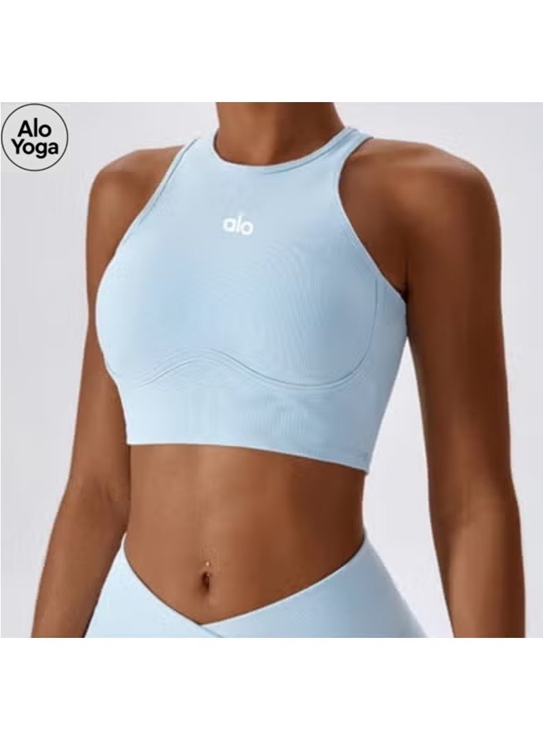 Alo yoga High-Strength Yoga Bra with Moisture-Wicking, Quick-Drying, Breathable, and Ultra-Elastic Properties - Image 1
