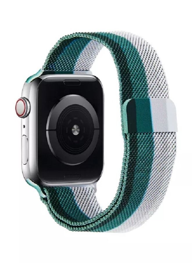 CATANES - Apple Watch 41mm 40mm 38mm Milanese Mesh Stainless Steel Magnetic Closure Band Compatible with iWatch Series 7/SE/6/5/4/3/2/10 - Image 1