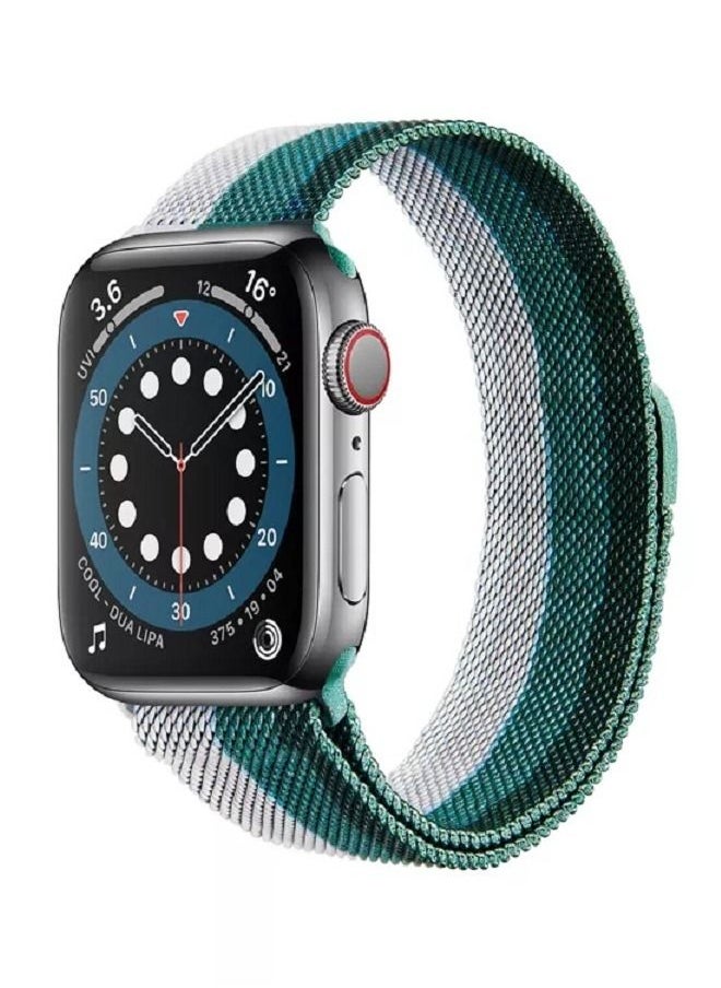 CATANES - Apple Watch 41mm 40mm 38mm Milanese Mesh Stainless Steel Magnetic Closure Band Compatible with iWatch Series 7/SE/6/5/4/3/2/10 - Image 1