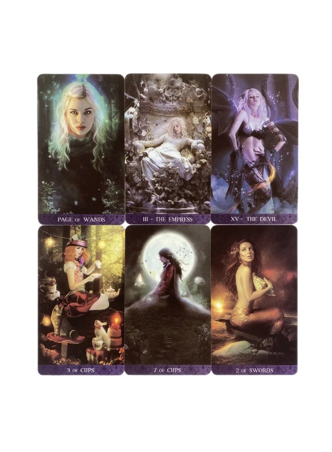 NIBEMINENT 1Pcs Deck Tarot De La Nuit Full English Version PDF Guide Family Gathering Board Game Oracle Deck Cards - Image 3