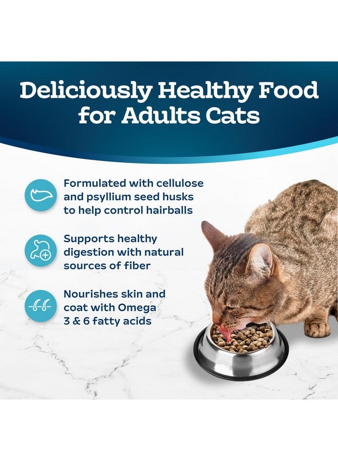 Blue Buffalo Tastefuls Natural Dry Food for Adult Cats, Hairball Control, Chicken & Brown Rice Recipe, 7-lb. Bag - Image 4