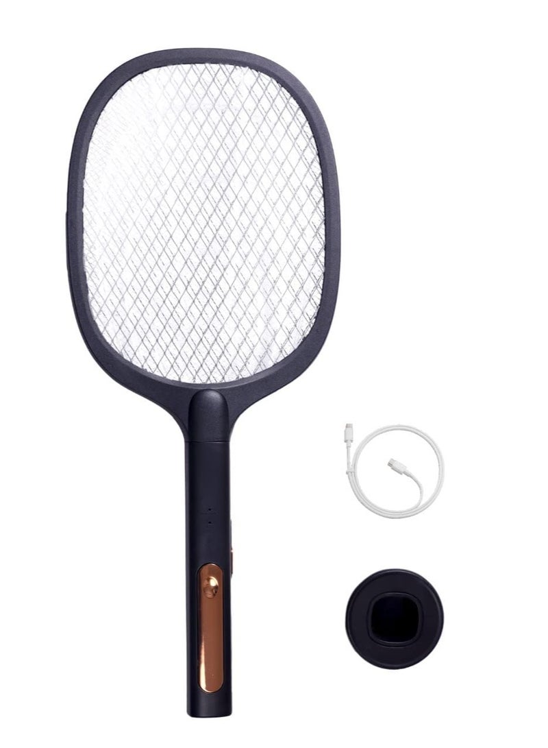 Mosquito Racket Bat With UV Light Lamp Five Nights Mosquito Killer Racket Rechargeable Battery Handheld Electric Fly Swatter - Image 3
