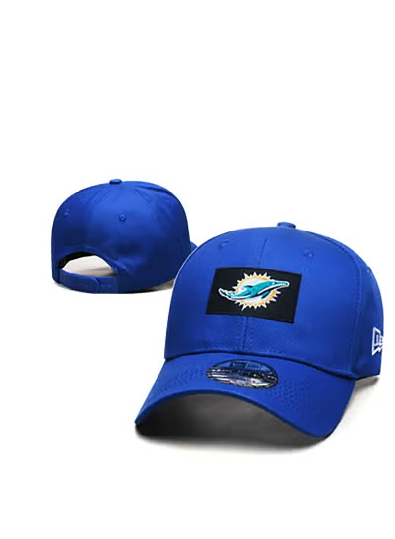 قبعة بيسبول زرقاء من نيو إيرا لفريق ميامي دولفينز NFL