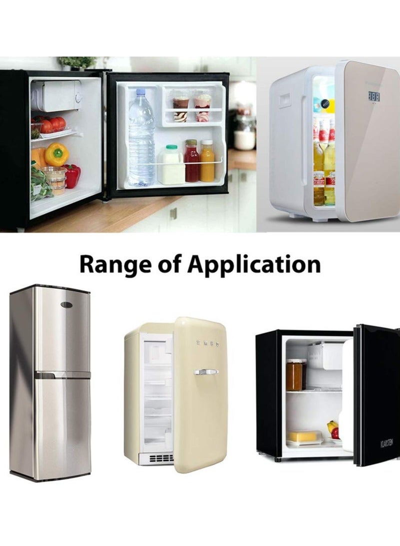 2 PCS Home Fridge Freezer Door Lock,  Latch Catch Toddler Kids Child Refrigerator Cabinet Locks Baby Safety Child Lock Easy to Install and Use 3M Adhesive no Tools Need or Drill (Grey) - Image 5