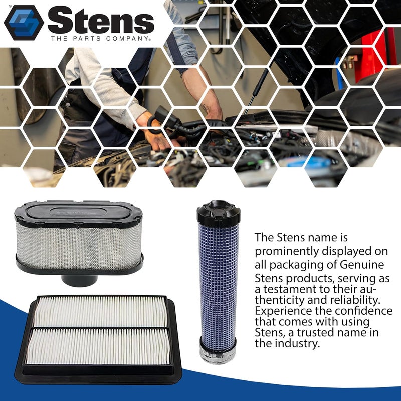 Stens فلتر هواء ستينز 100222 متوافق مع تيكومسيه ECV100 LEV90 LEV100 LEV115 OVRM60 و TC300 33342 63087A 35066 740019B 740095 - Image 4