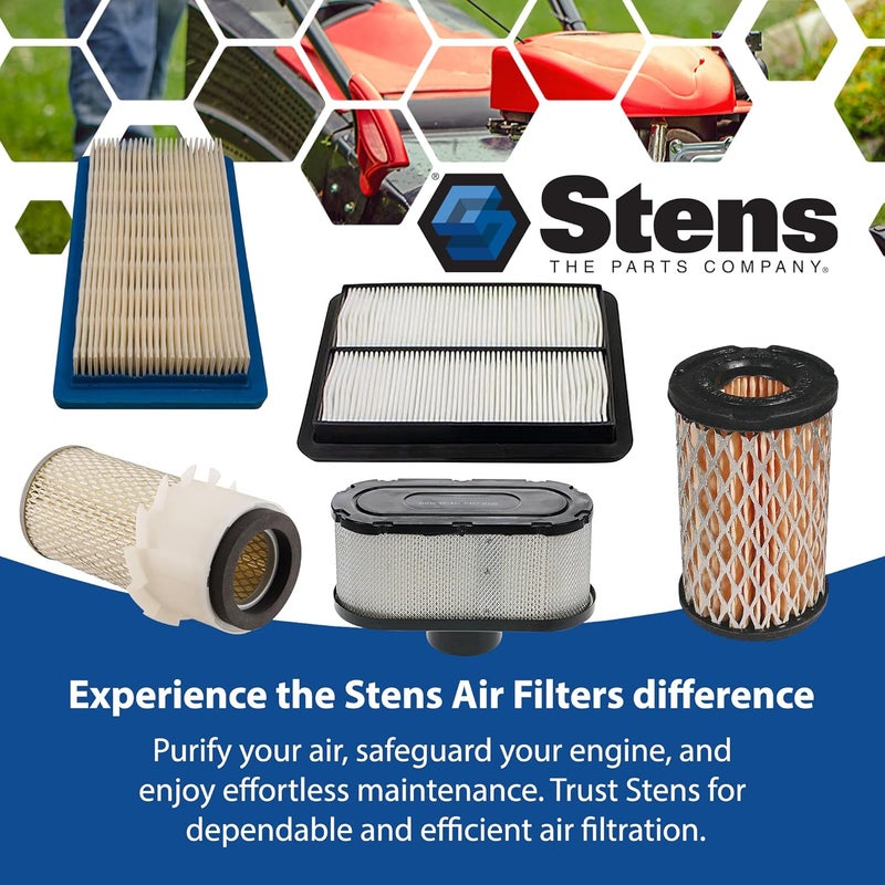 Stens فلتر هواء ستينز 100222 متوافق مع تيكومسيه ECV100 LEV90 LEV100 LEV115 OVRM60 و TC300 33342 63087A 35066 740019B 740095 - Image 2