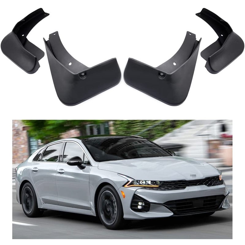 MOERTIFEI Car Mudguard Mud Flaps Splash Guard Fender Compatible with 2021 2022 2023 2024 KIA K5 Sedan