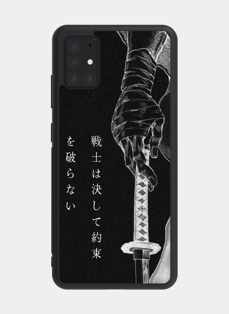 PXLAAT Samsung Galaxy A51 case cover Samurai Sword - Image 1